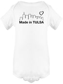 Made In Tulsa Quote. Bodysuit -SmartPrintsInk Designs