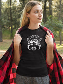 Compost Raccoon T-shirt -SmartPrintsInk Designs