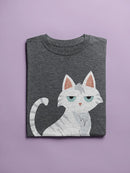 "meh" Kitten T-shirt -SmartPrintsInk Designs