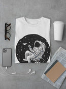 Astronaut In Space. T-shirt -SmartPrintsInk Designs