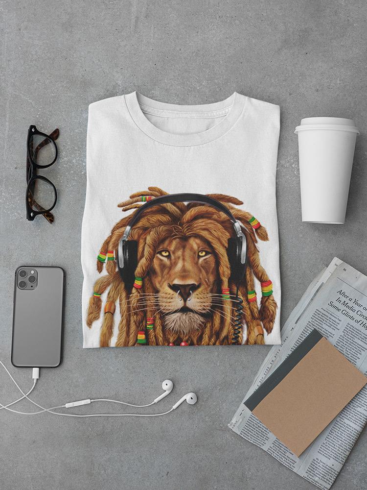 Lion Braids T-shirt -SmartPrintsInk Designs