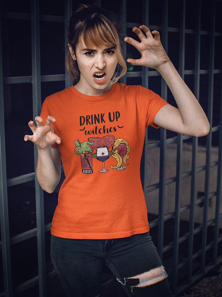 Drink Up Quote T-shirt -SmartPrintsInk Designs