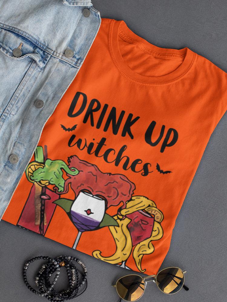 Drink Up Quote T-shirt -SmartPrintsInk Designs