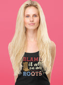 Blame It All On My Roots! Racerback Tank -SmartPrintsInk Designs