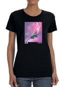 Burning Flower T-shirt -SmartPrintsInk Designs