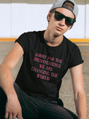 Changing The World T-shirt -SmartPrintsInk Designs