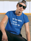 My Two Moods T-shirt -SmartPrintsInk Designs