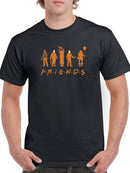 5 Friends T-shirt -SmartPrintsInk Designs
