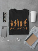 5 Friends T-shirt -SmartPrintsInk Designs
