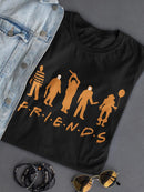 5 Friends T-shirt -SmartPrintsInk Designs