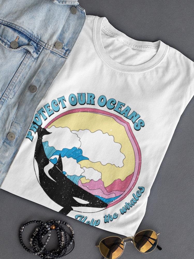 Help The Whales T-shirt -SmartPrintsInk Designs