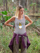 Bees And Bee Fairy Racerback Tank -SmartPrintsInk Designs