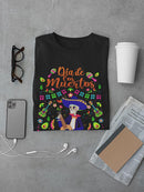 Dia De Muertos Skeleton T-shirt -SmartPrintsInk Designs