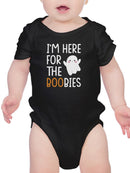 I'm Here For The Boo-bies Bodysuit -SmartPrintsInk Designs