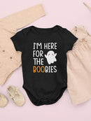 I'm Here For The Boo-bies Bodysuit -SmartPrintsInk Designs