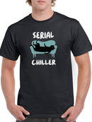 Serial Chiller Kitten T-shirt -SmartPrintsInk Designs