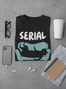 Serial Chiller Kitten T-shirt -SmartPrintsInk Designs