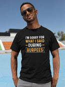 Burpees Quote T-shirt -SmartPrintsInk Designs