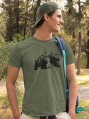 Forest Bear T-shirt -SmartPrintsInk Designs