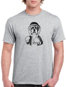 Bulldog Boxer T-shirt -SmartPrintsInk Designs