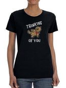 Thinking Of You, Doll T-shirt -SmartPrintsInk Designs