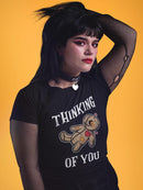 Thinking Of You, Doll T-shirt -SmartPrintsInk Designs