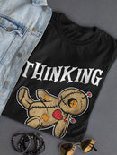 Thinking Of You, Doll T-shirt -SmartPrintsInk Designs