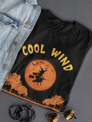 Cool Wind In My Hair, Witch T-shirt -SmartPrintsInk Designs