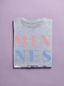 Minesota Text T-shirt -SmartPrintsInk Designs