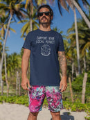 Support Your Local Planet T-shirt -SmartPrintsInk Designs