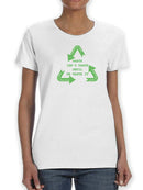Waste Isn't Waste Quote T-shirt -SmartPrintsInk Designs