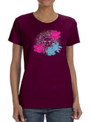Sun And Flowers T-shirt -SmartPrintsInk Designs