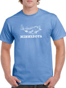 Minnesota Fish T-shirt -SmartPrintsInk Designs