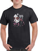 Skeletal Woman, Sakura T-shirt -SmartPrintsInk Designs