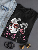 Skeletal Woman, Sakura T-shirt -SmartPrintsInk Designs