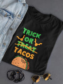 Trick Or... Tacos T-shirt -SmartPrintsInk Designs