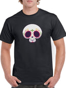 Decorative Skull T-shirt -SmartPrintsInk Designs