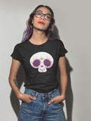 Decorative Skull T-shirt -SmartPrintsInk Designs