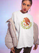 Eagle Eating Taco, Mexican Flag T-shirt -SmartPrintsInk Designs
