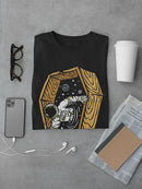 Space Coffin T-shirt -SmartPrintsInk Designs