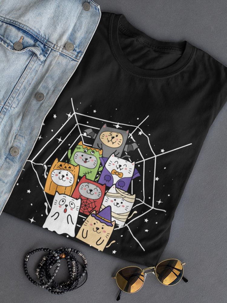 Kittens In Halloween Costumes T-shirt -SmartPrintsInk Designs