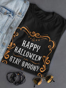 Happy Halloween Mirror T-shirt -SmartPrintsInk Designs