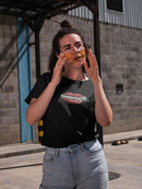 Sealed Lips T-shirt -SmartPrintsInk Designs