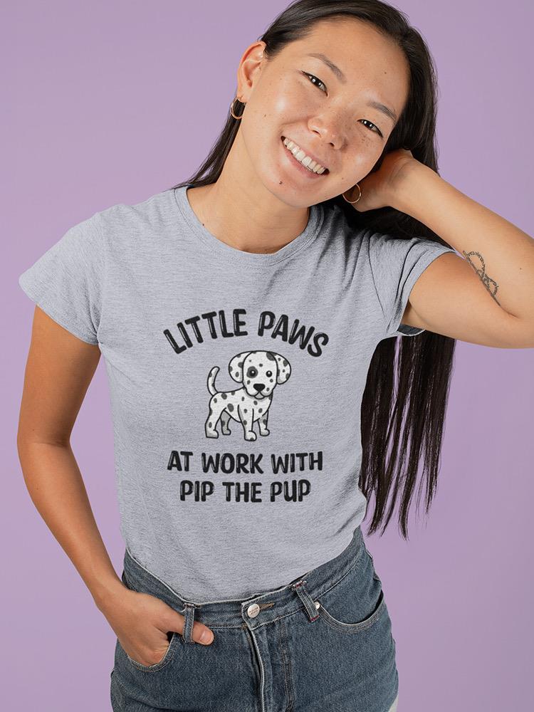 Little Paws Dog T-shirt -SmartPrintsInk Designs