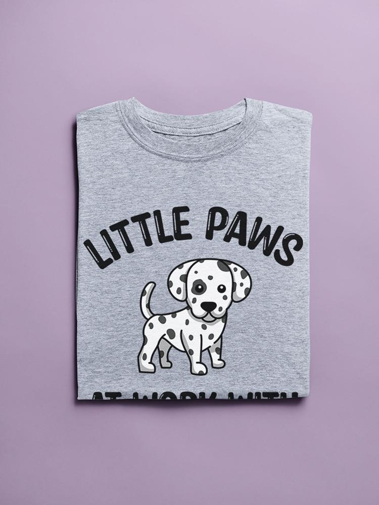 Little Paws Dog T-shirt -SmartPrintsInk Designs