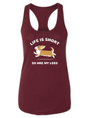 Life Is Short Quote. Racerback Tank -SmartPrintsInk Designs