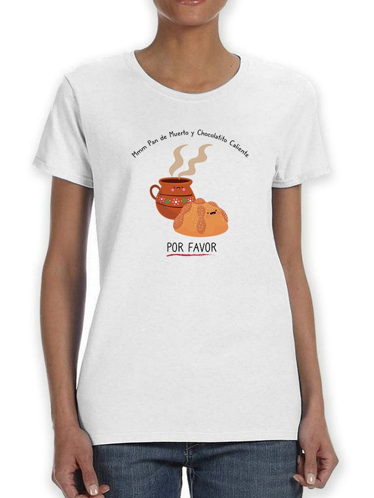 Dead Bread And Hot Chocolate T-shirt -SmartPrintsInk Designs
