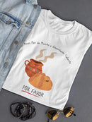 Dead Bread And Hot Chocolate T-shirt -SmartPrintsInk Designs