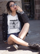 Surfer Shadow T-shirt -SmartPrintsInk Designs