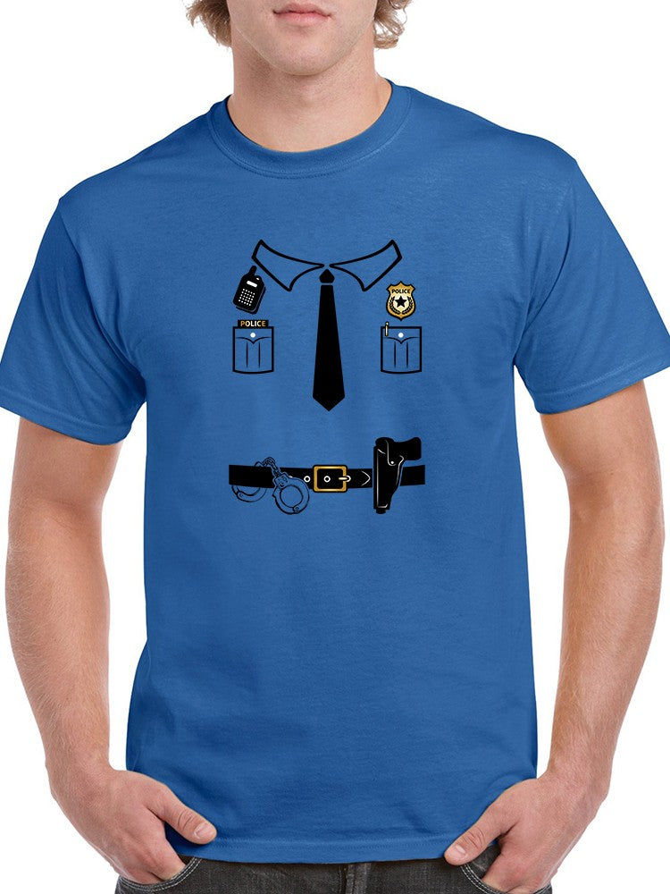 Police Costume Style T-shirt -SmartPrintsInk Designs